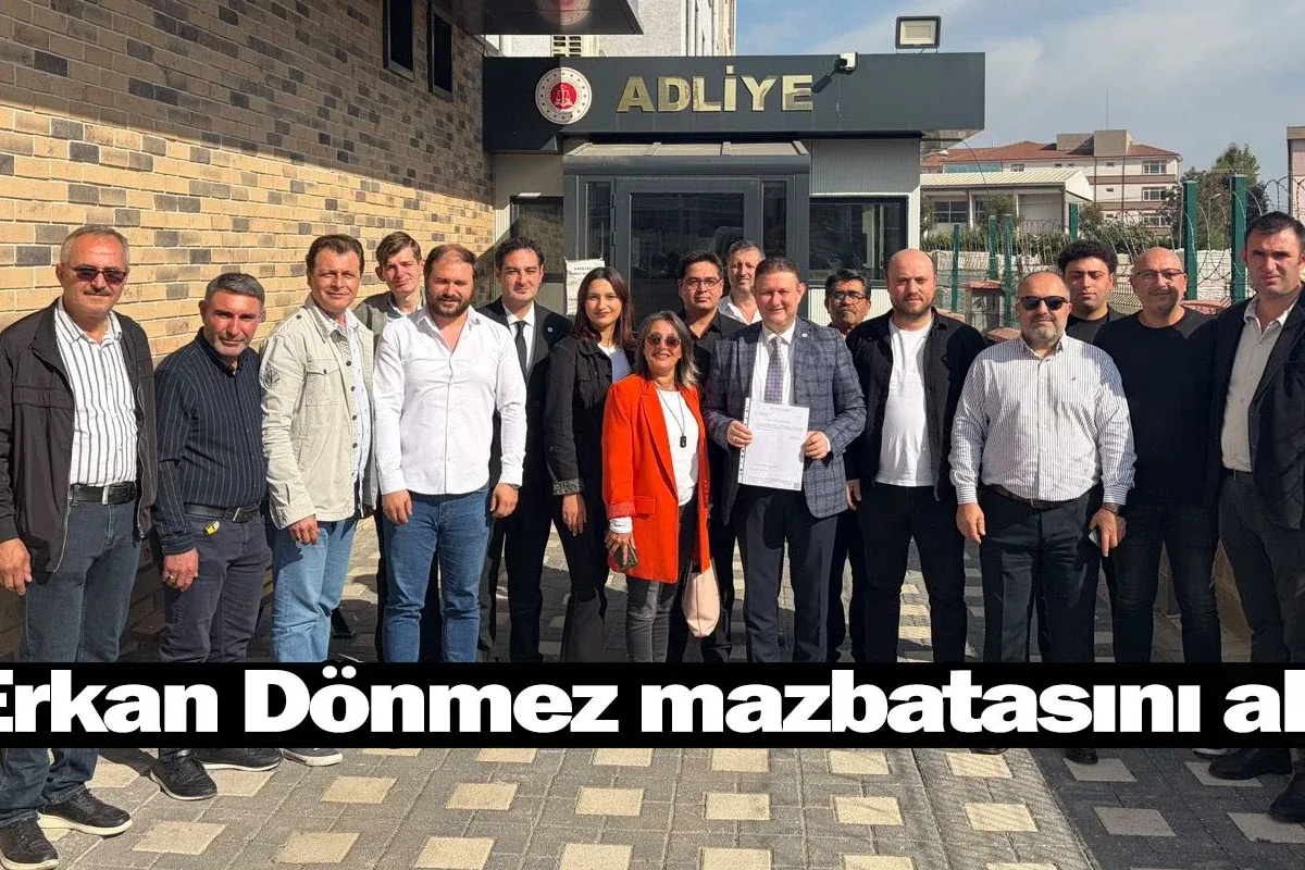 Erkan Dönmez mazbatasını aldı