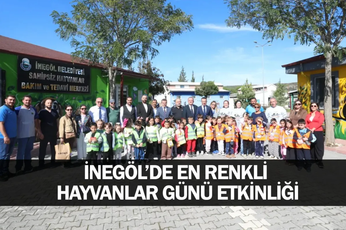 İnegöl’de En Renkli Hayvanlar Günü Etkinliği