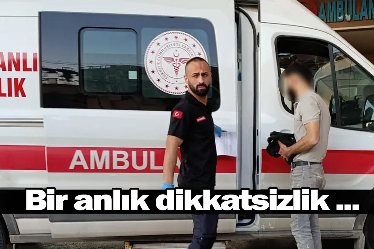 Bir anlık dikkatsizlik ...