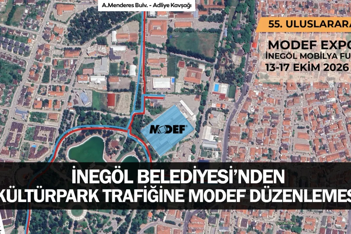 İnegöl Belediyesi’nden Kültürpark Trafiğine Modef Düzenlemesi