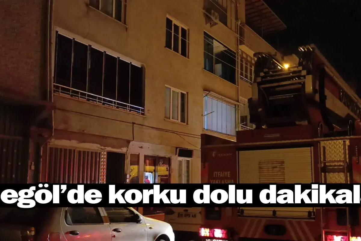 İnegöl'de korku dolu dakikalar!