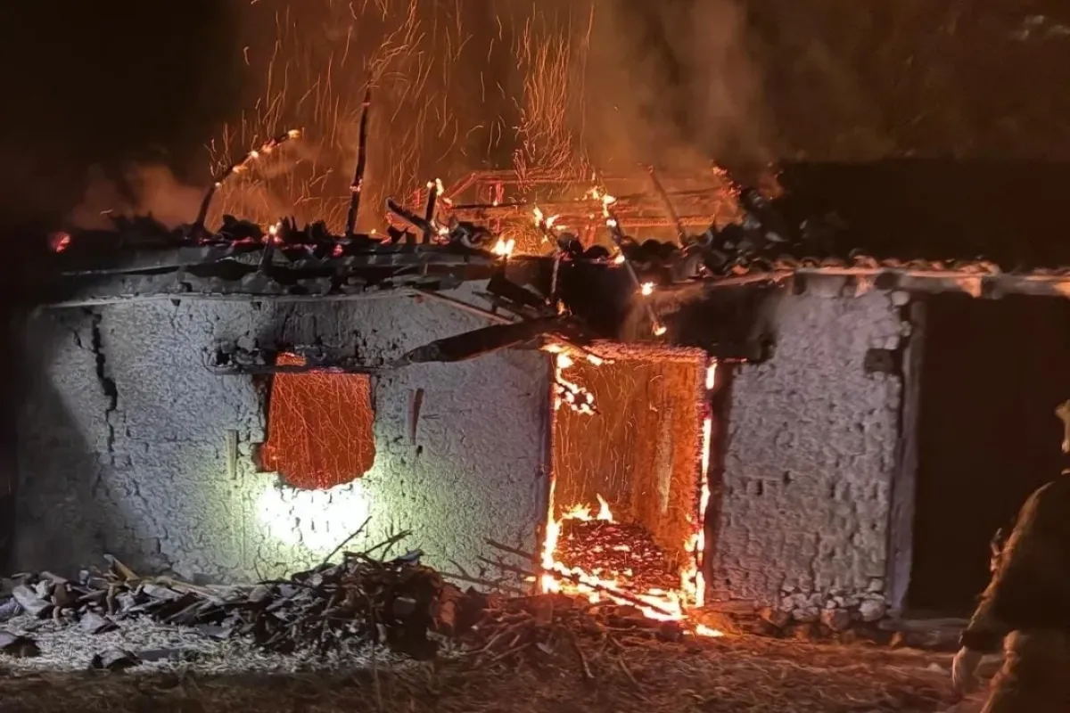 İnegöl'de samanlık yangını korkuttu