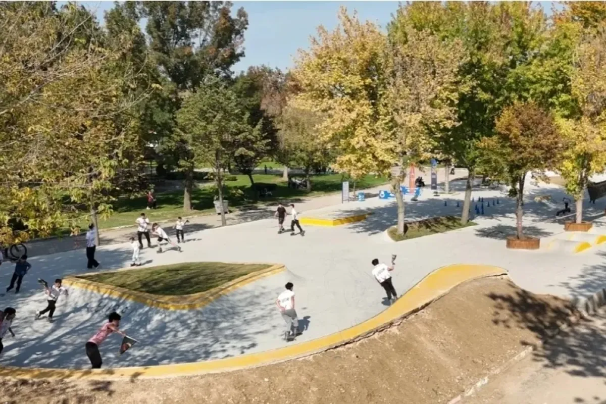 Kültür Parkta Yeni Kaykay Ve Paten Park Yapımında Sona Gelindi