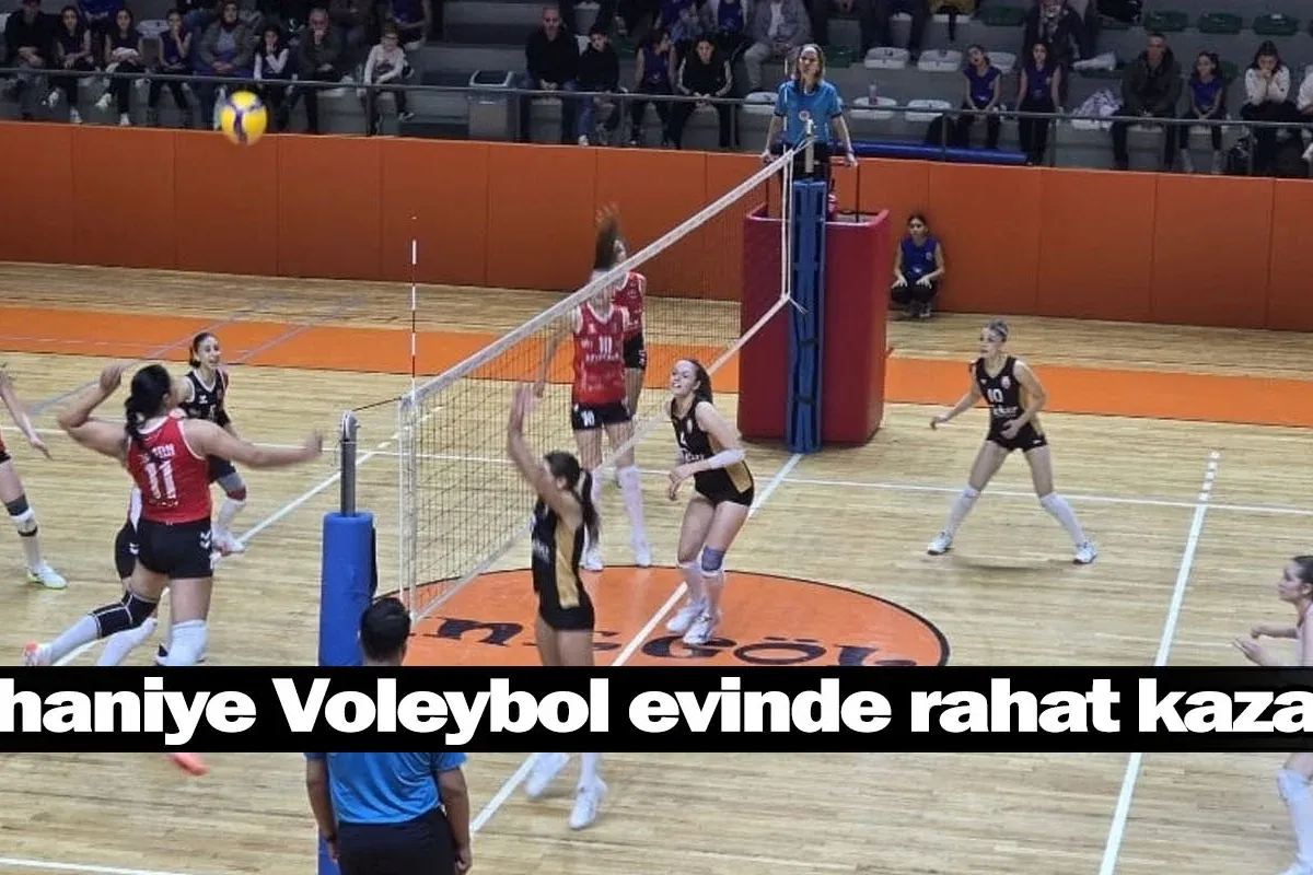 Orhaniye Voleybol evinde rahat kazandı