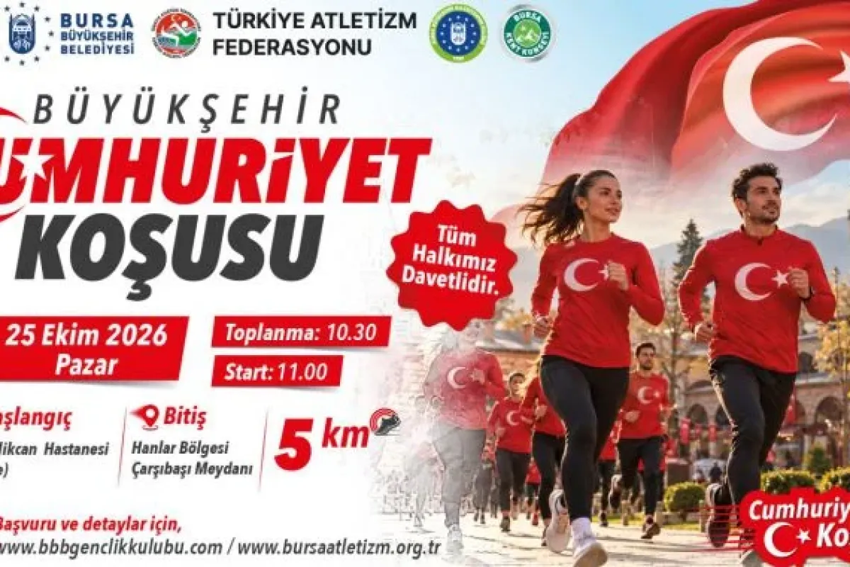 Cumhuriyet coşkusu Büyükşehir koşusuyla yaşanacak
