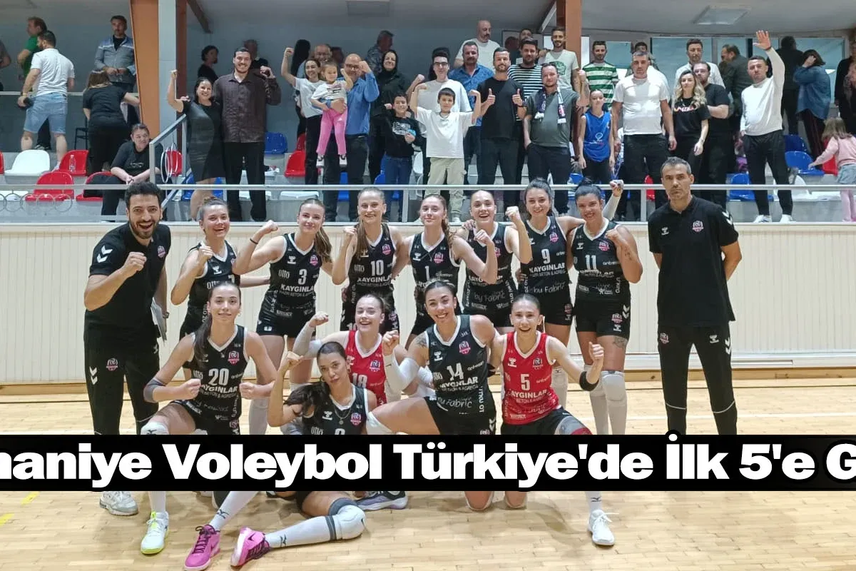 Orhaniye Voleybol Türkiye'de İlk 5'e Girdi!