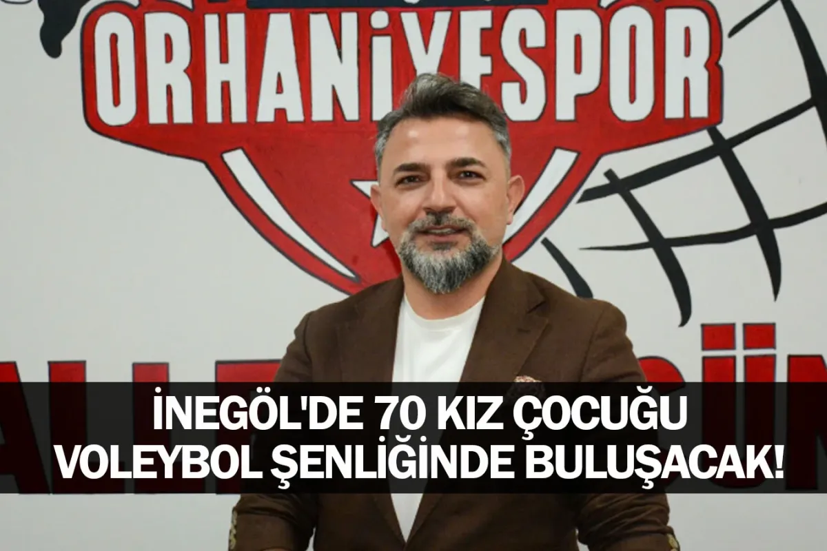 İnegöl'de 70 Kız Çocuğu Voleybol Şenliğinde Buluşacak!