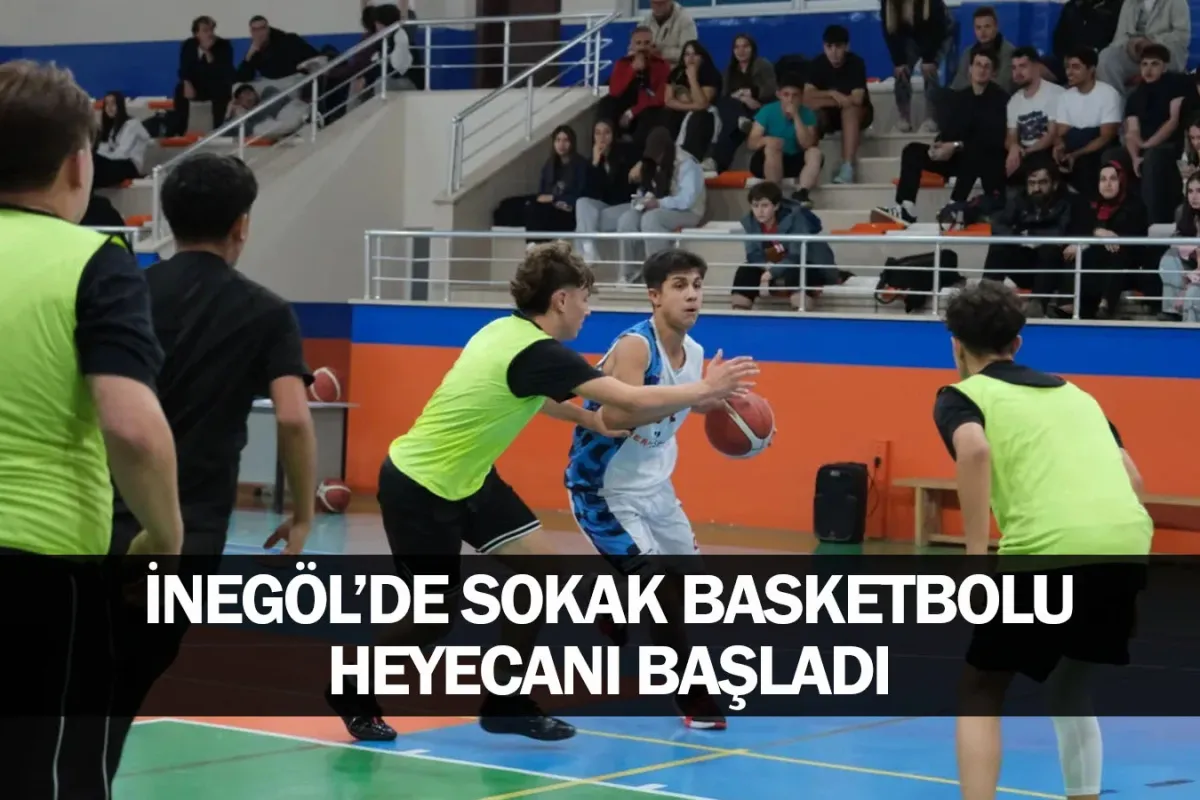 İnegöl’de Sokak Basketbolu Heyecanı Başladı