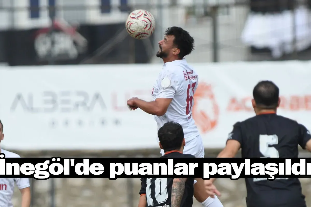 İnegöl'de puanlar paylaşıldı!