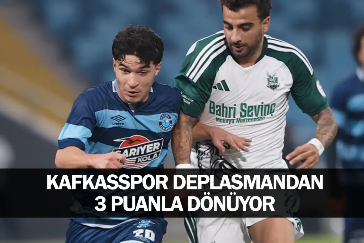 Kafkasspor deplasmandan 3 puanla dönüyor