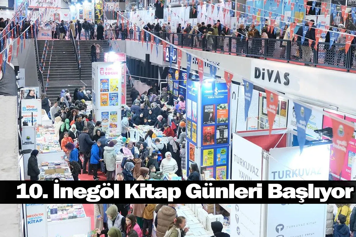 10. İnegöl Kitap Günleri Başlıyor