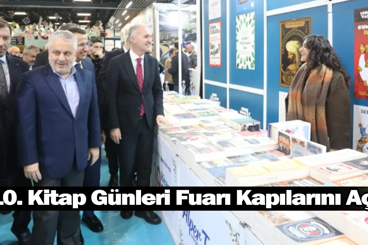 10. Kitap Günleri Fuarı Kapılarını Açtı
