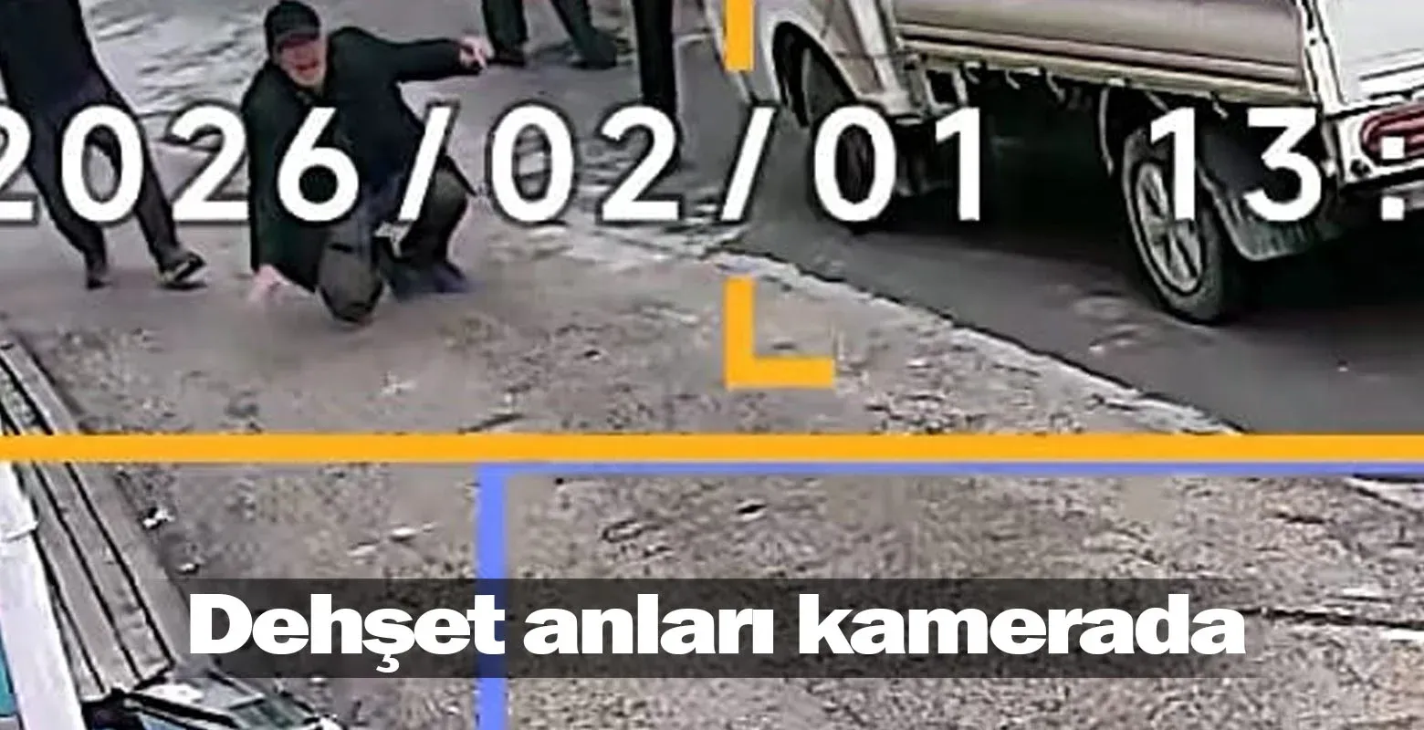 İnegöl'de dehşet anları kamerada