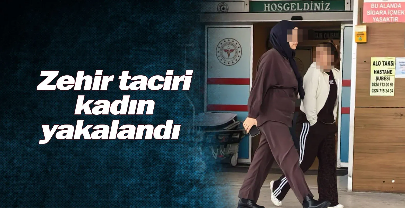 Zehir taciri kadın yakalandı