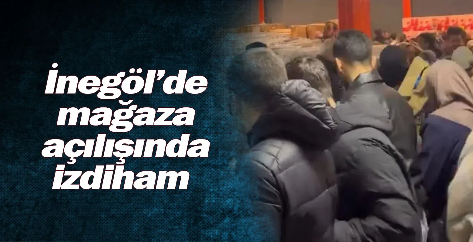 İndirim için birbirlerini ezdiler!