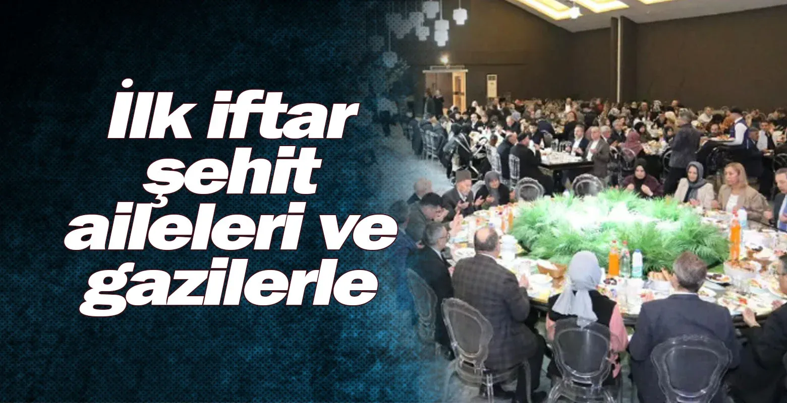 İnegöl Protokolü İlk İftarda Şehit Aileleri Ve Gazilerle Buluştu