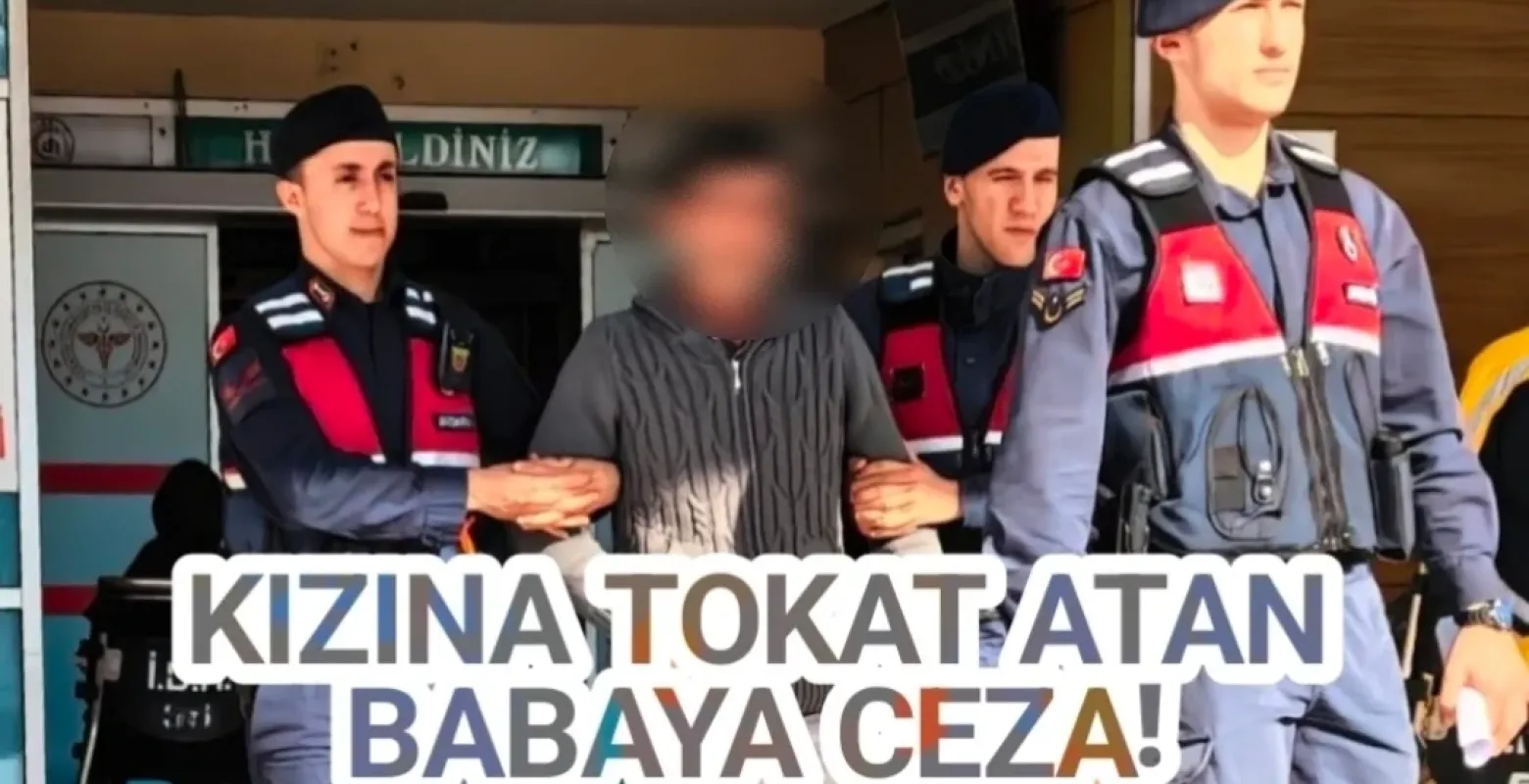 İnegöl'de kızına tokat atan babaya ceza!