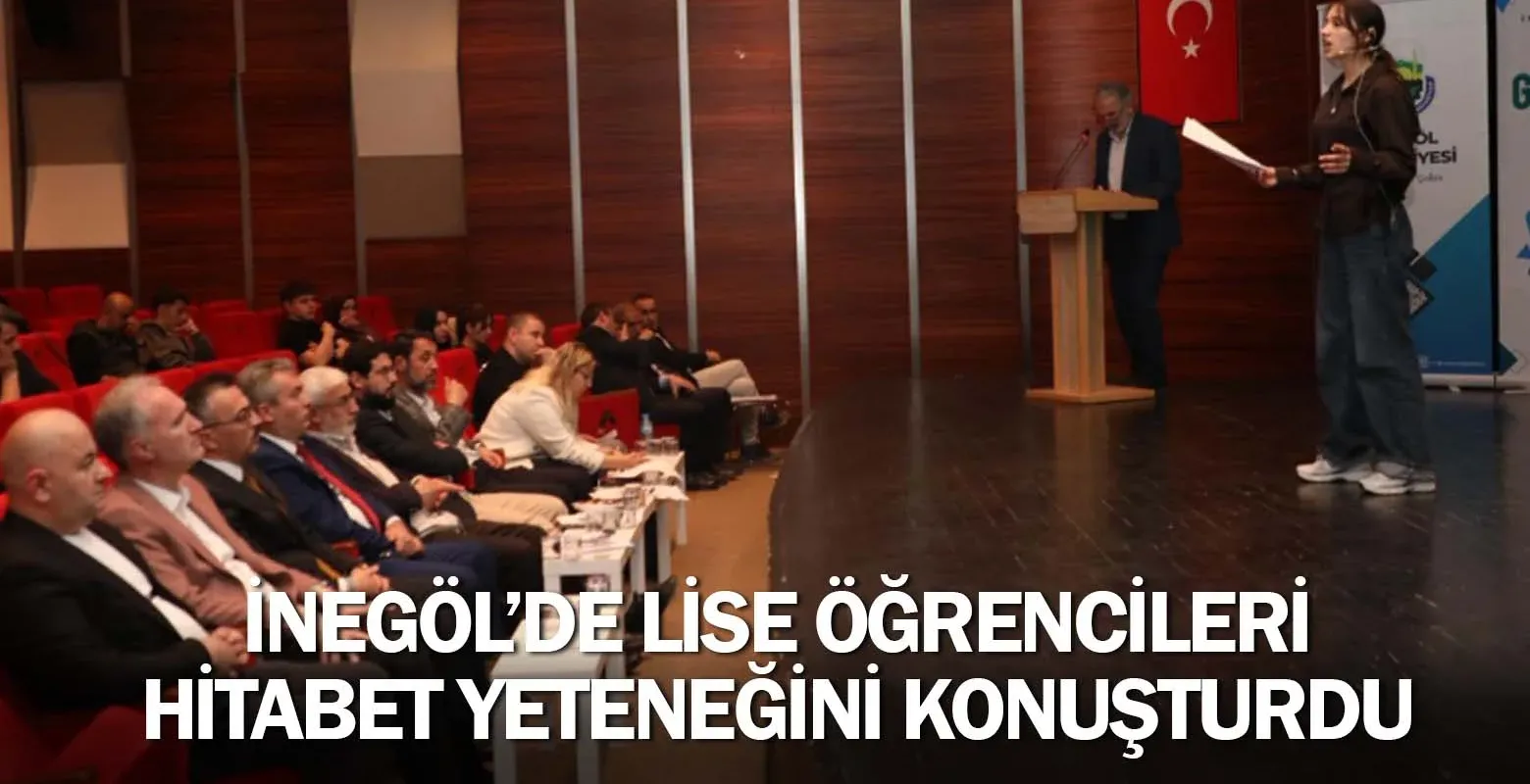 İnegöl’de Lise Öğrencileri Hitabet Yeteneğini Konuşturdu