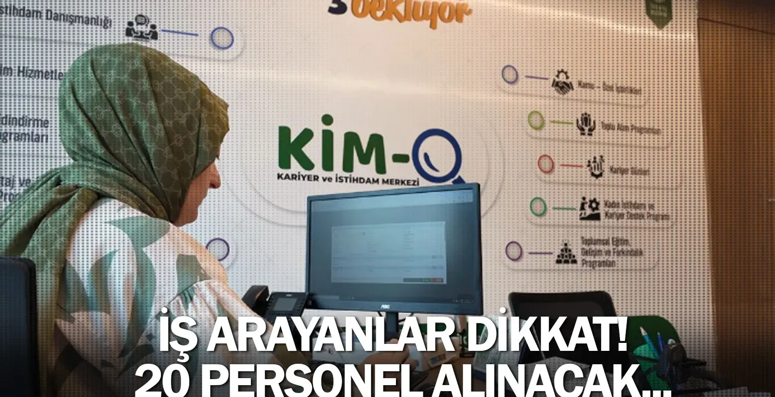 İnegöl'de iş arayanlar dikkat! 20 personel alınacak...