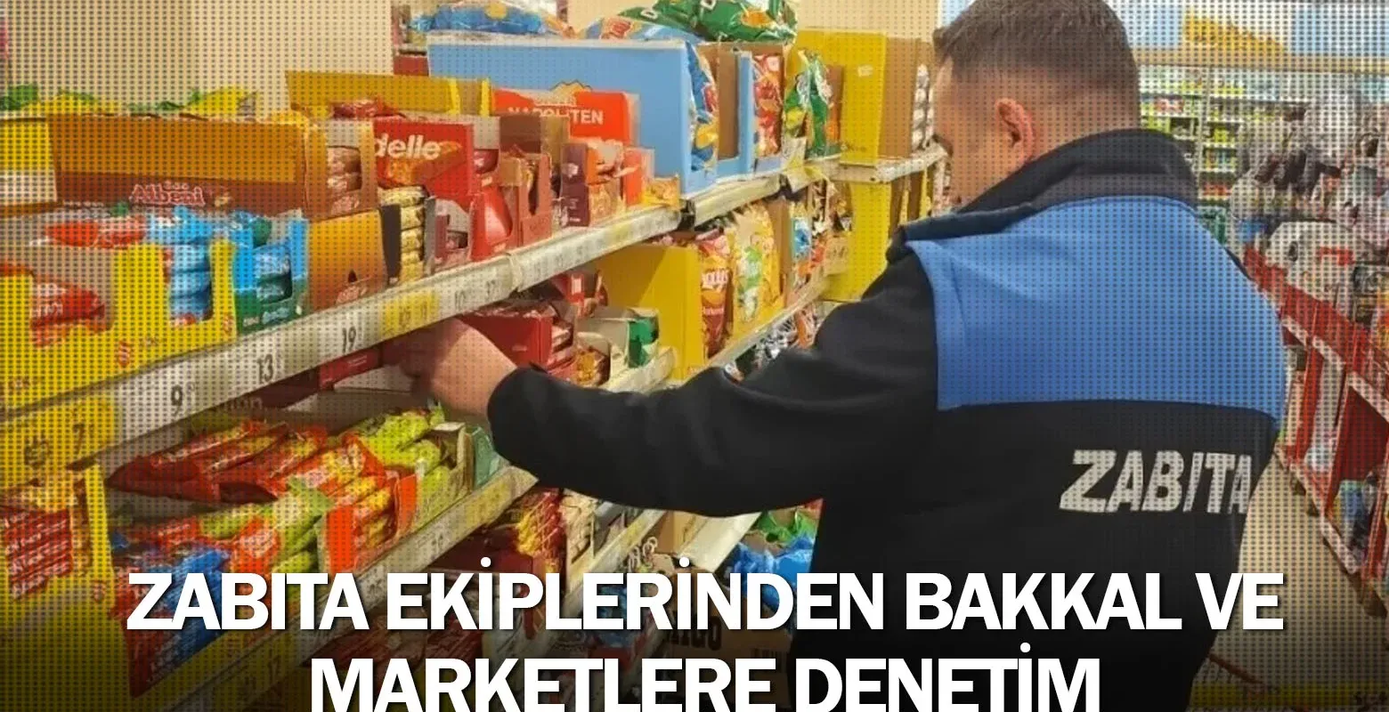 Zabıta Ekiplerinden Bakkal Ve Marketlere Denetim