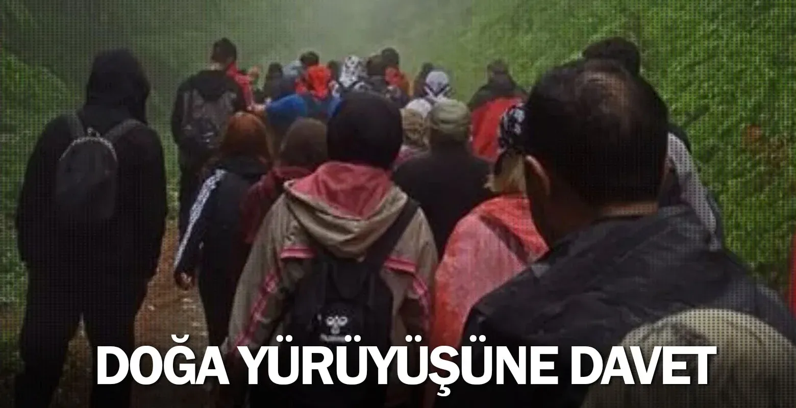 Doğa yürüyüşüne davet
