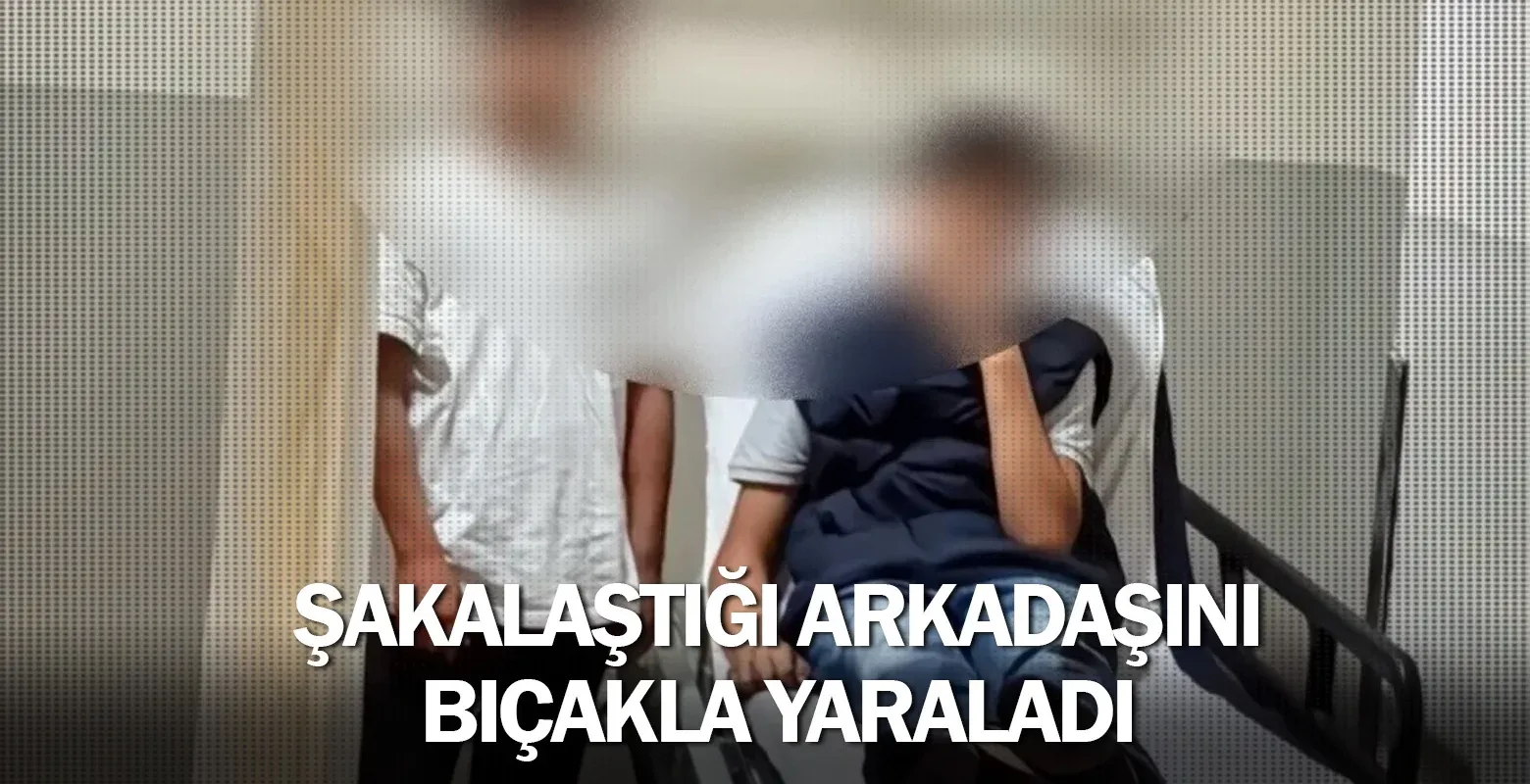 Şakalaştığı arkadaşını bıçakla yaraladı