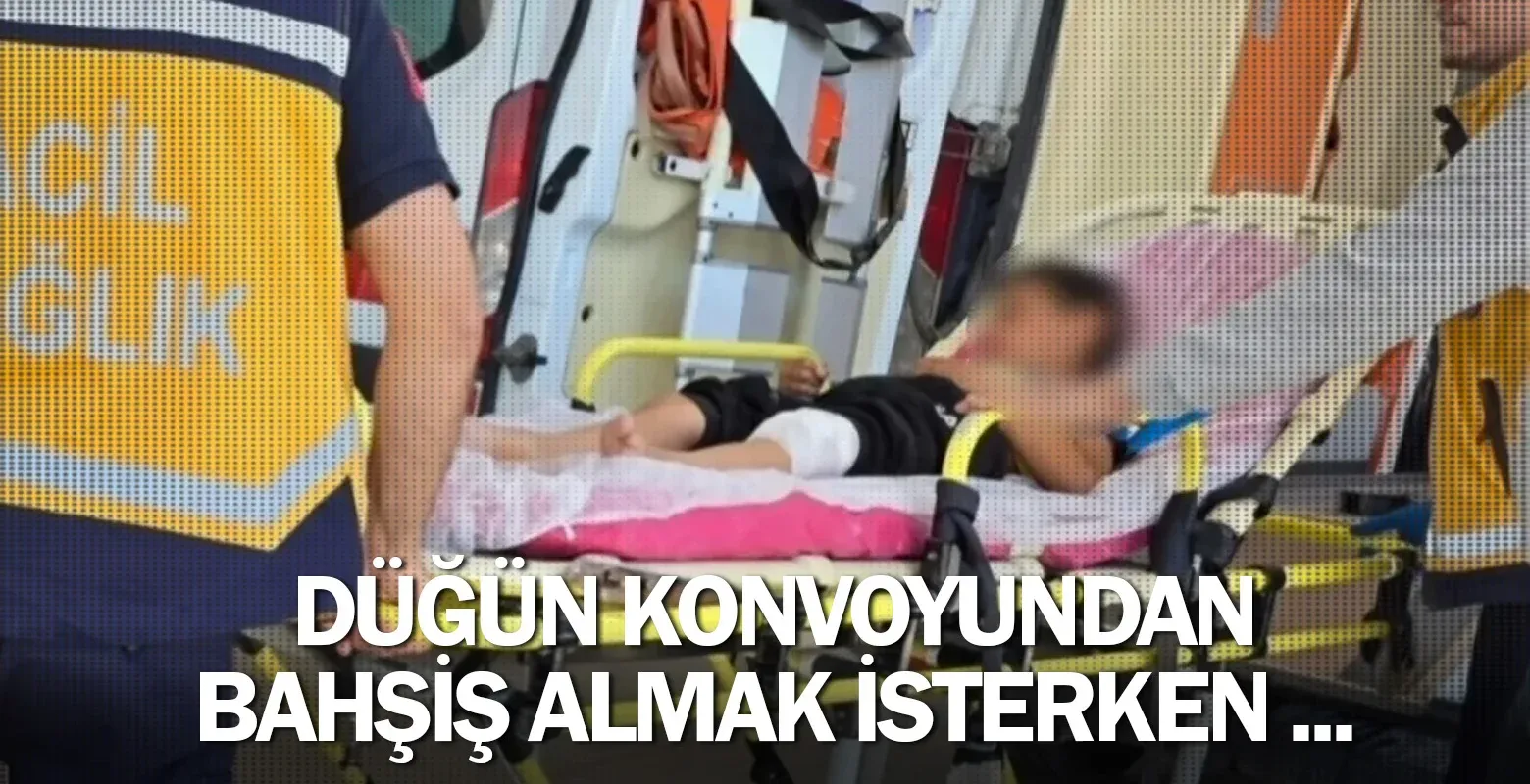 İnegöl'de düğün konvoyundan bahşiş almak isterken ...