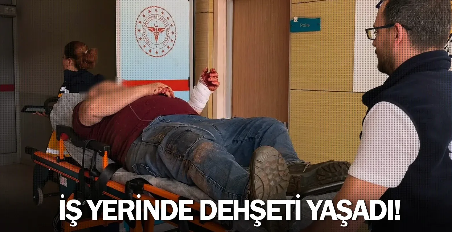 İş yerinde dehşeti yaşadı!
