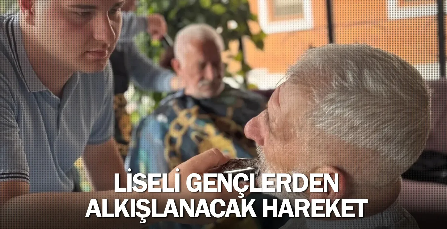 Liseli gençlerden alkışlanacak hareket