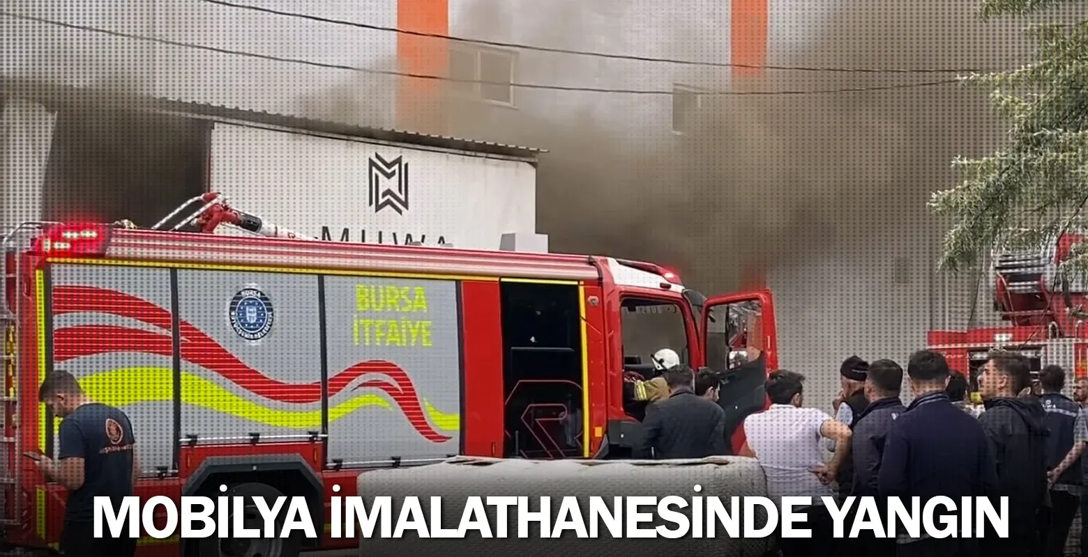 Mobilya İmalathanesinde Yangın