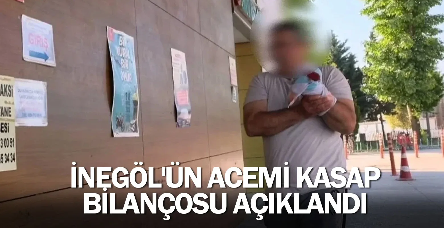 İnegöl'ün acemi kasap bilançosu açıklandı