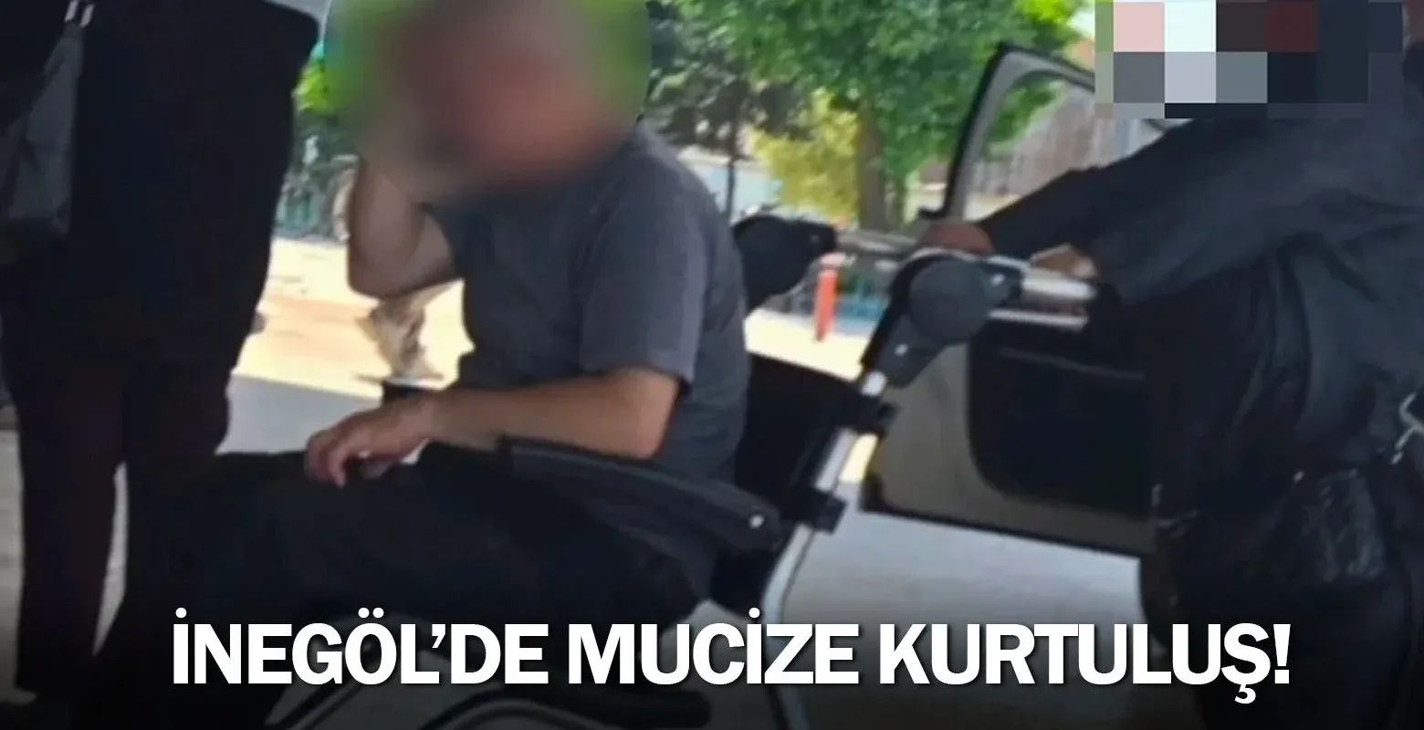 İnegöl’de mucize kurtuluş!