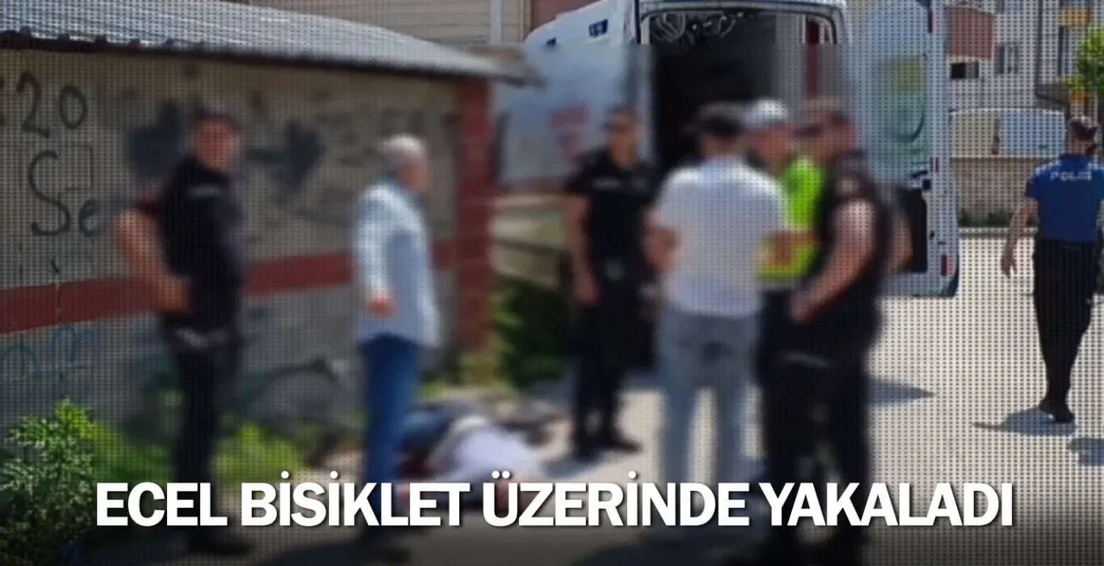 Ecel bisiklet üzerinde yakaladı