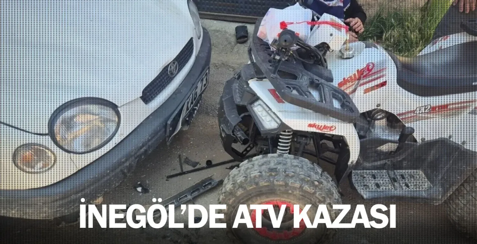 İnegöl'de acı olay: ATV kontrolden çıktı, düşen sürücü...