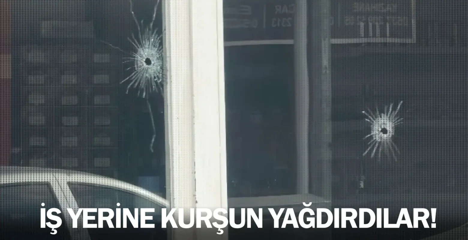 İnegöl'de iş yerine kurşun yağdırdılar!