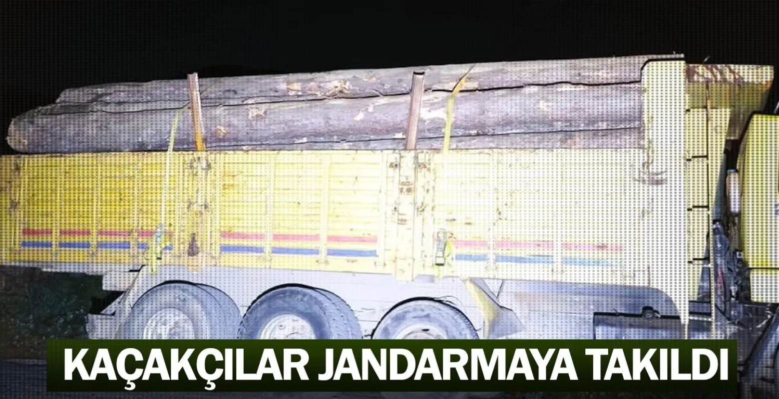 Kaçakçılar jandarmaya takıldı