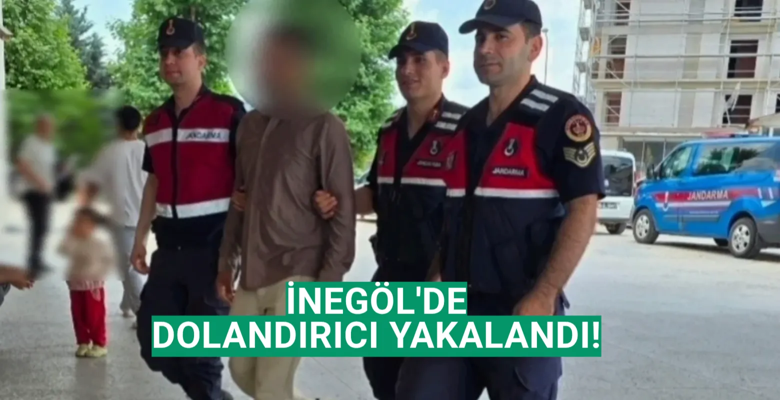 İnegöl'de dolandırıcı yakalandı!