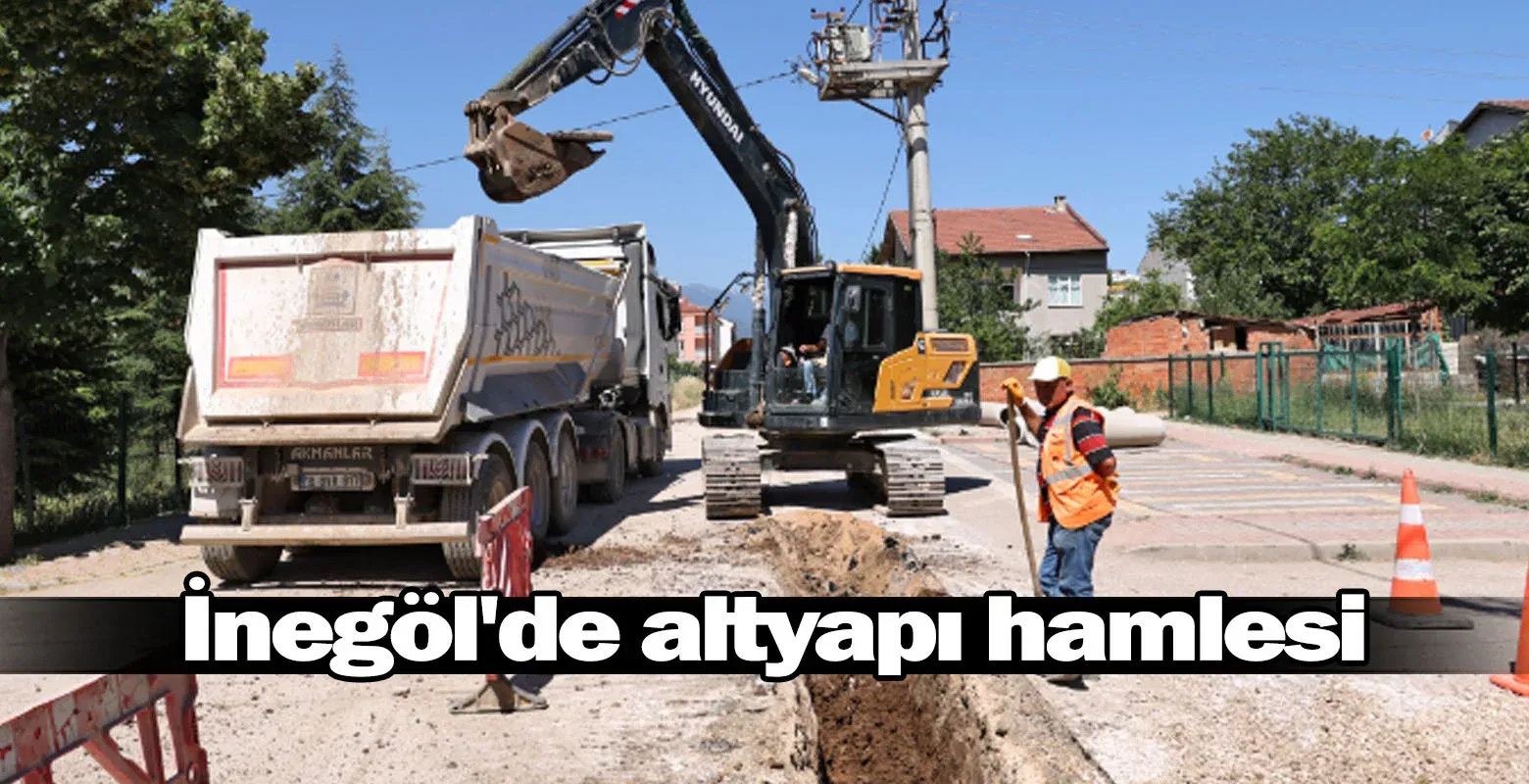 İnegöl'de altyapı hamlesi