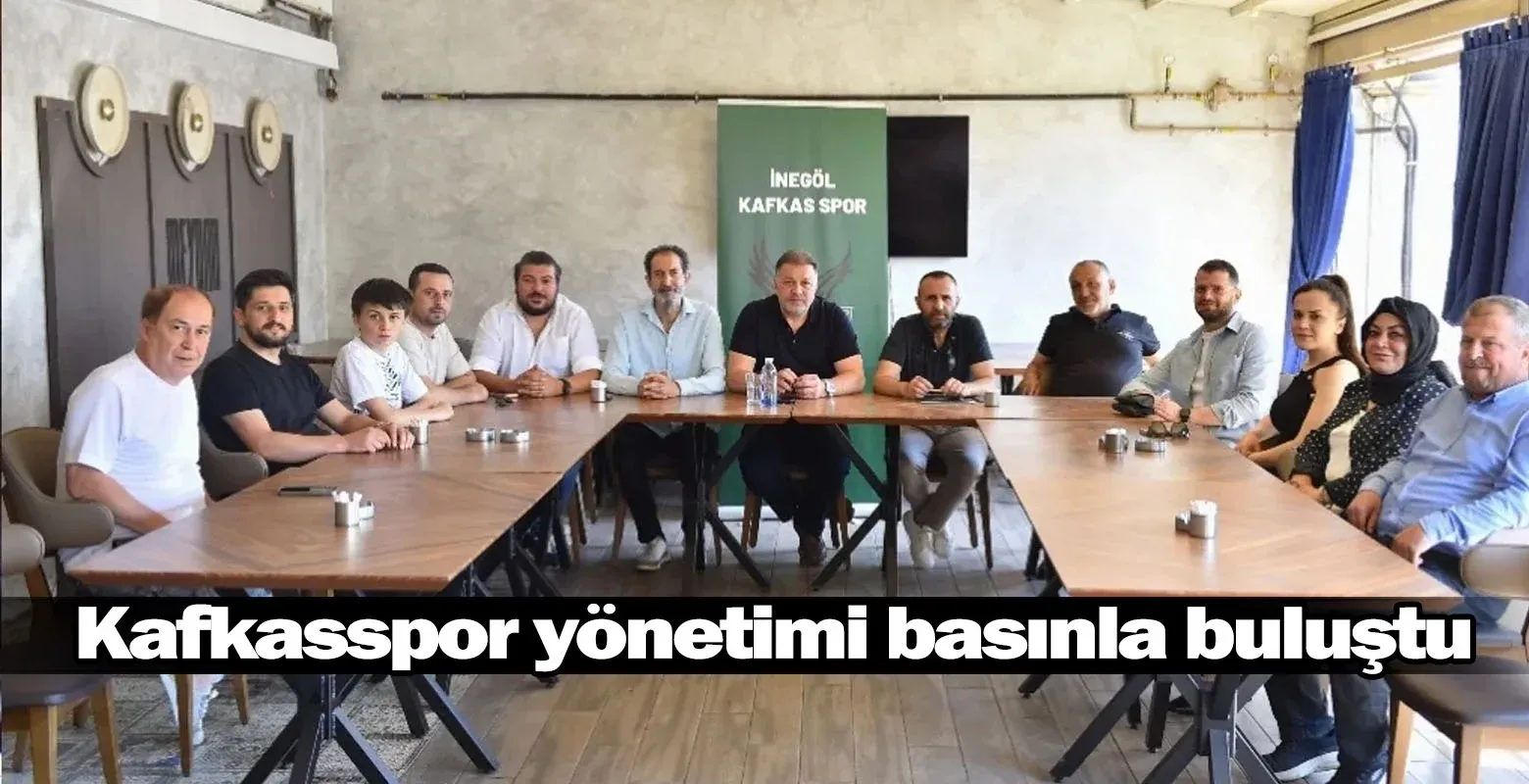 Kafkasspor yönetimi basınla buluştu