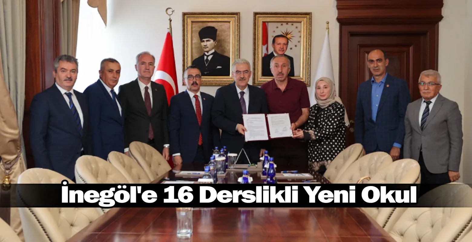 ​İnegöl'e 16 Derslikli Yeni Okul