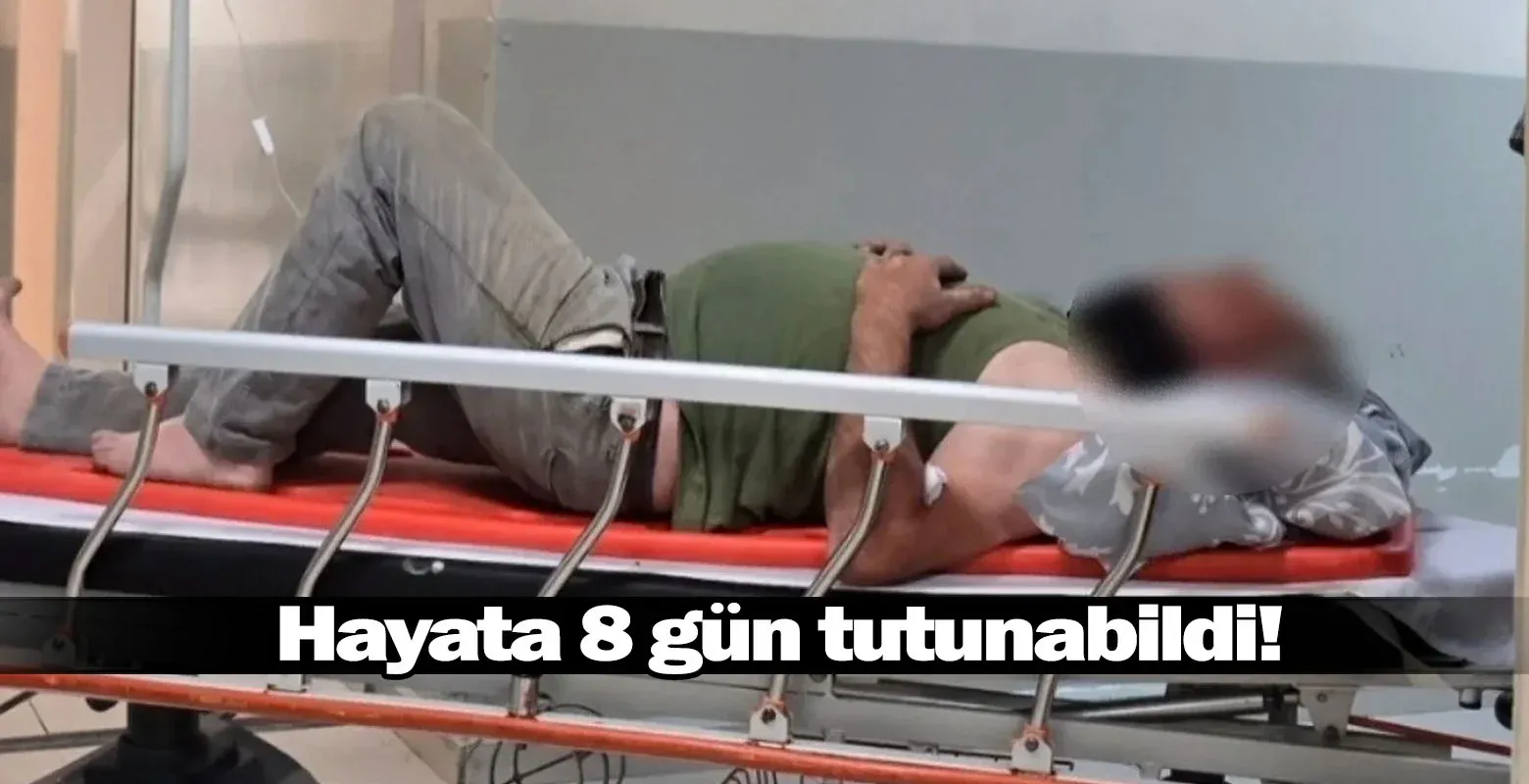 Hayata 8 gün tutunabildi!