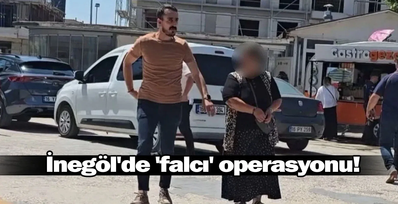 İnegöl'de 'falcı' operasyonu!