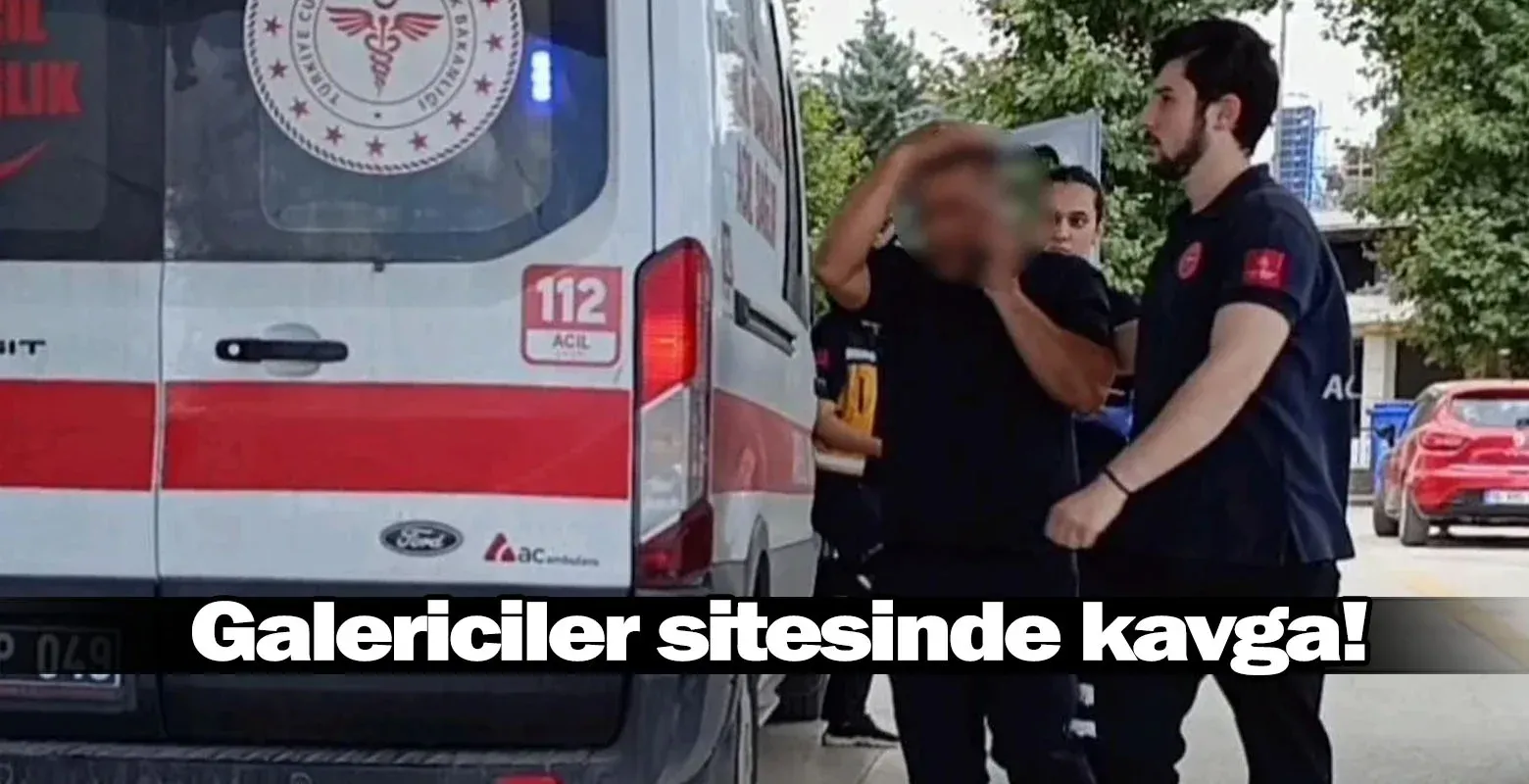 İnegöl'de galericiler sitesinde kavga!