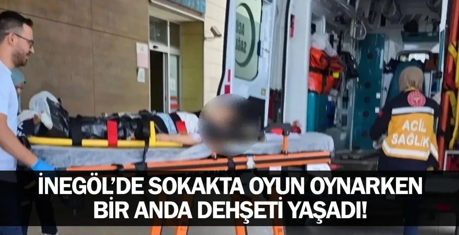 ​Sokakta Oyun Oynarken Bir Anda Dehşeti Yaşadı!