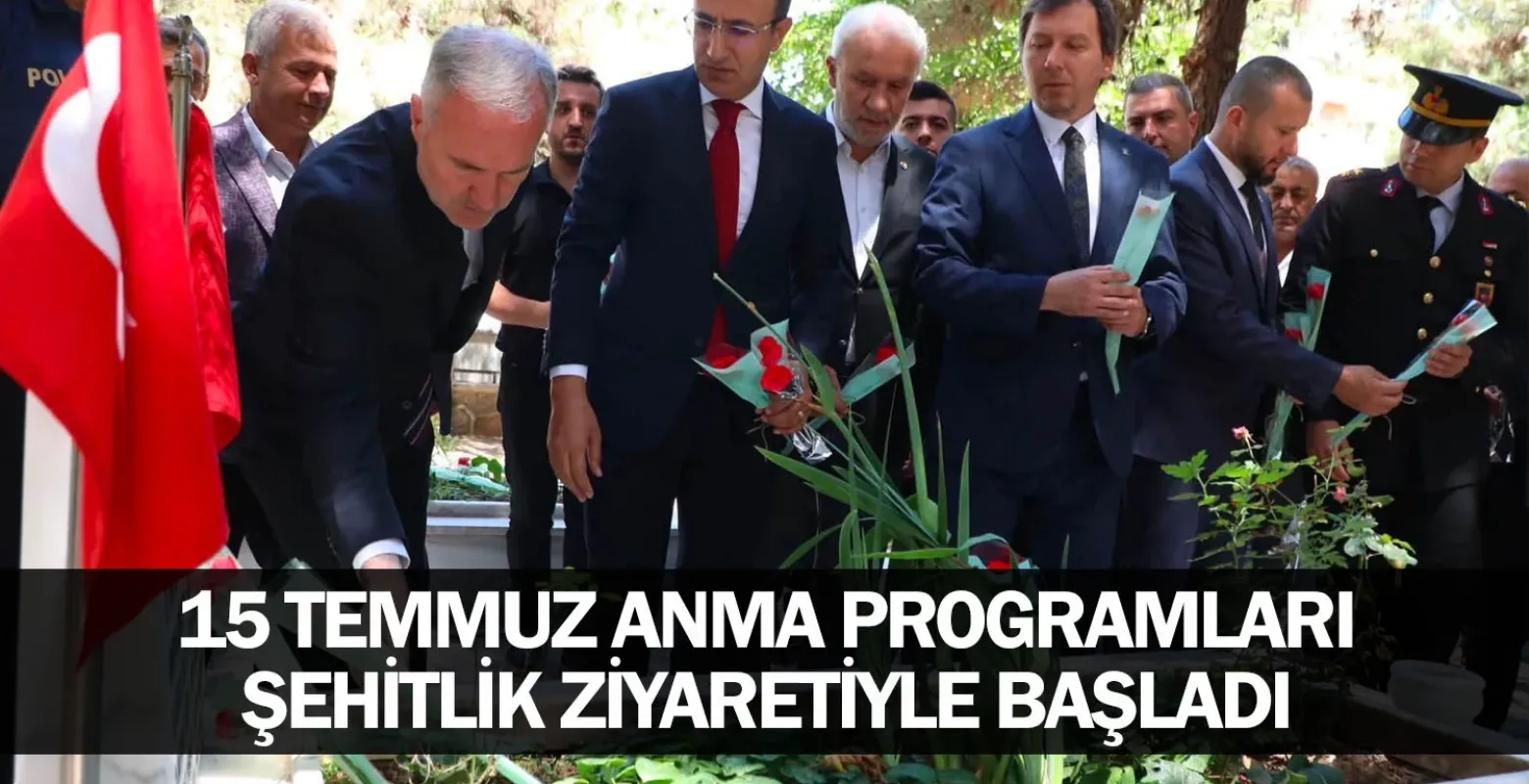 ​İnegöl'de 15 Temmuz Anma Programları Şehitlik Ziyaretiyle Başladı
