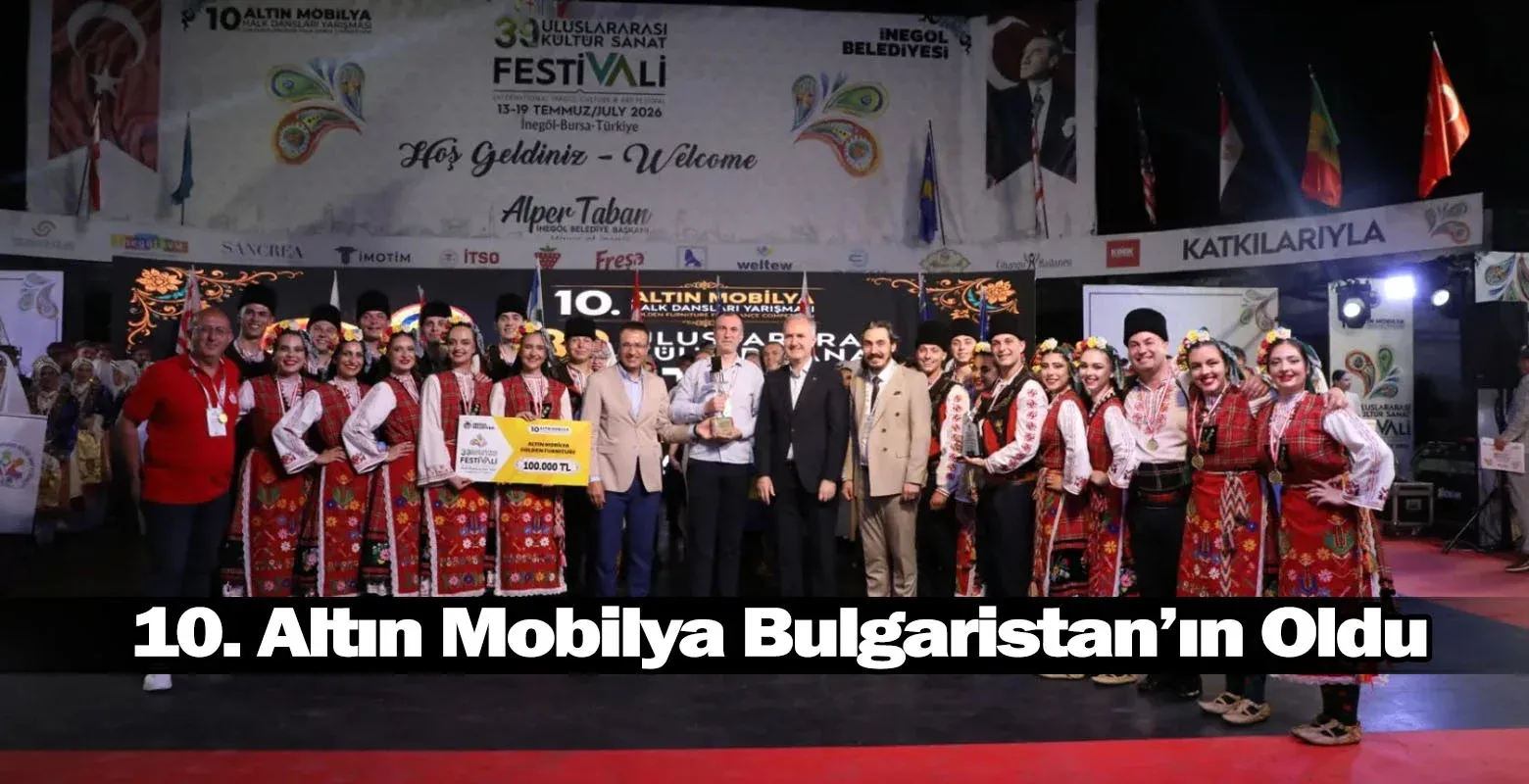 10. Altın Mobilya Bulgaristan’ın Oldu