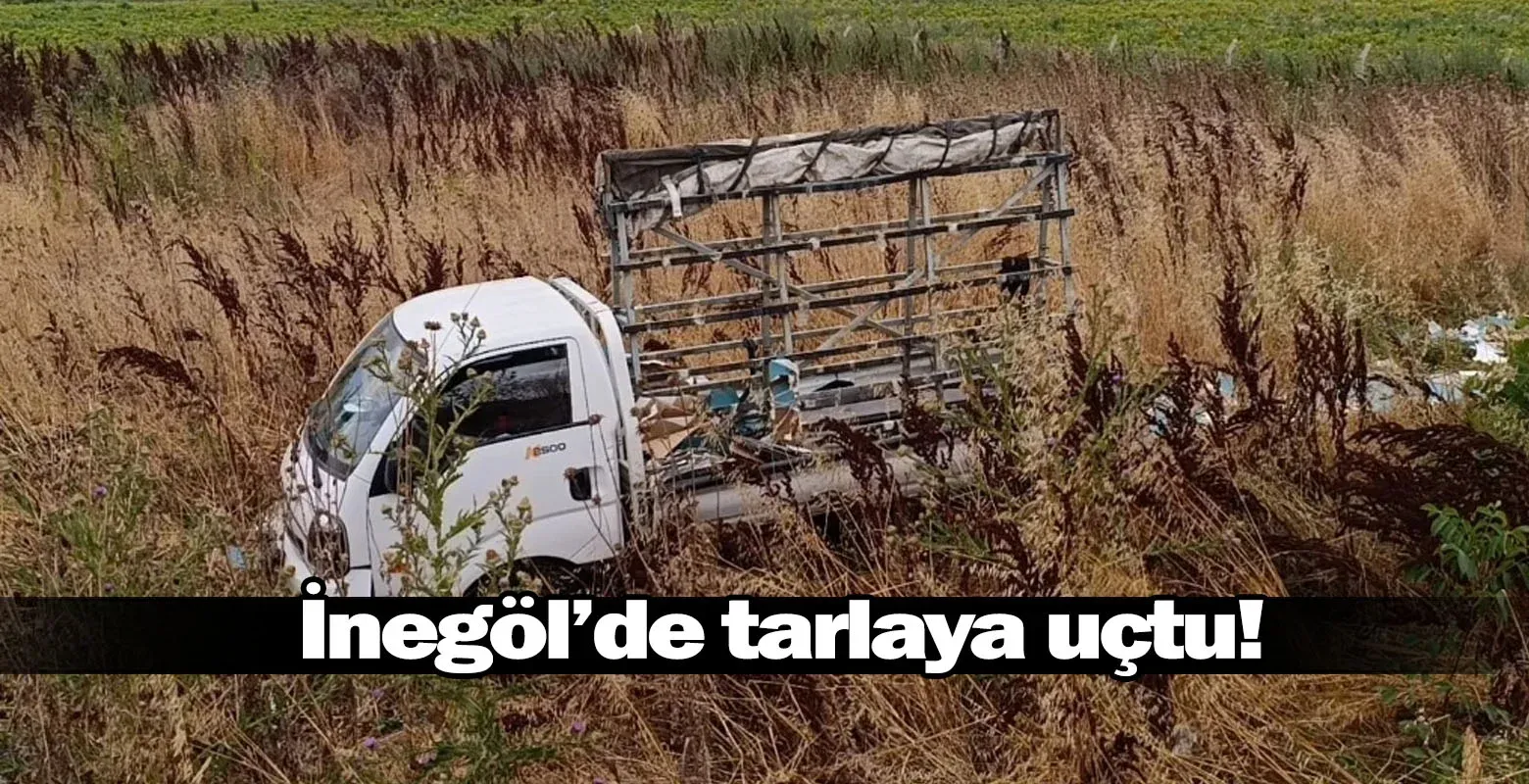 Tarlaya uçtu!