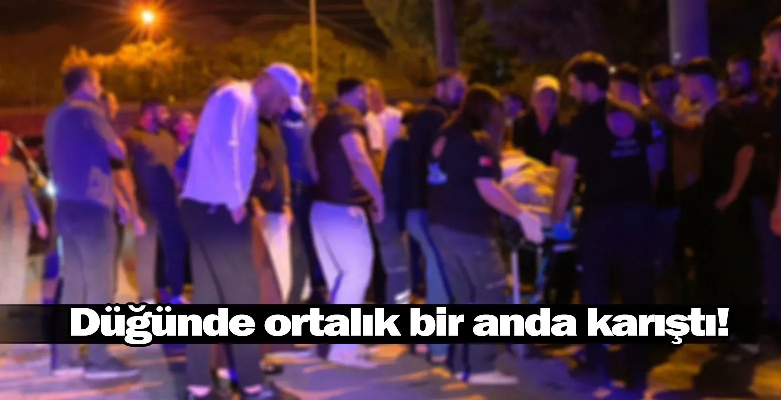Düğünde ortalık bir anda karıştı!