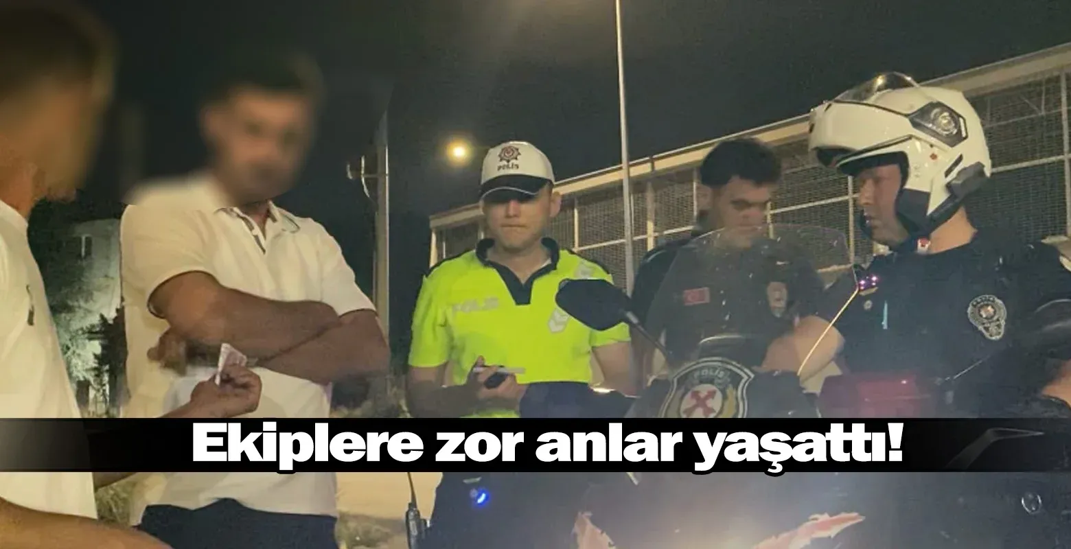 Ekiplere zor anlar yaşattı!