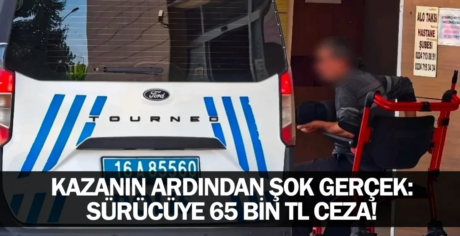 İnegöl’de Kazanın Ardından Şok Gerçek: Sürücüye 65 Bin TL Ceza!